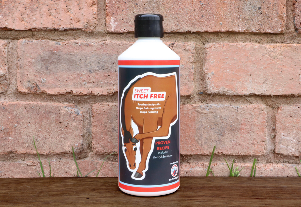 Sweet Itch Free Lotion bottle for horses