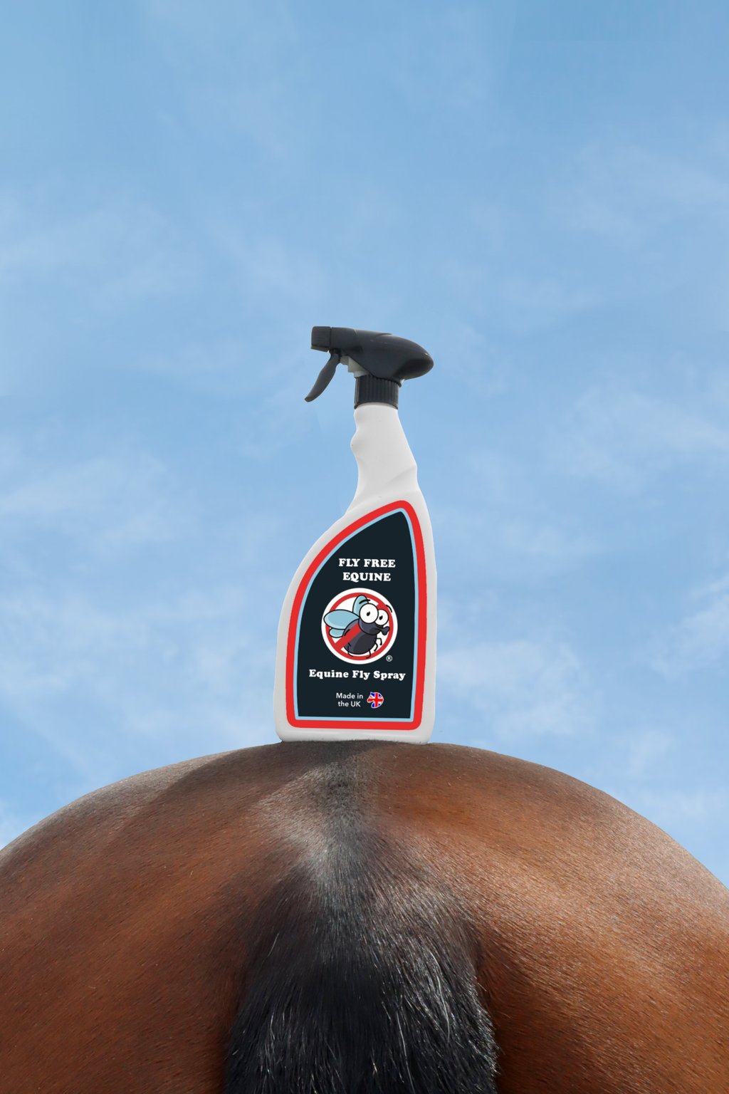 Equine Fly Repellent spray bottle, 750 ml
