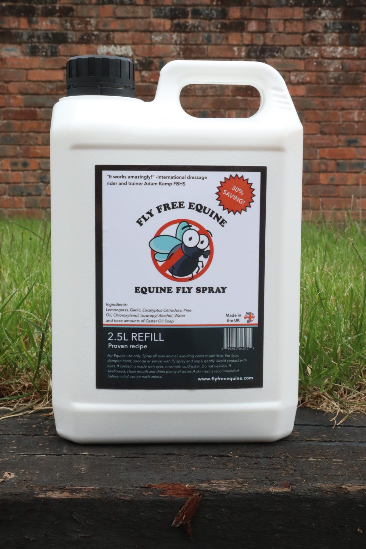 Equine Fly Repellent bottle and label
